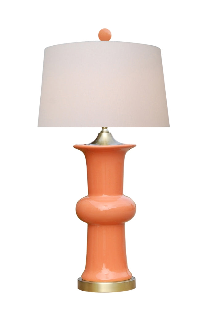 Coral fashion colored table lamps