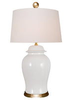 Bailey Lamp in White Porcelain