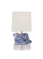 Bunny Lamp in Petite Blue and White Porcelain