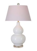 Tyler Cream White Gourd Porcelain Lamp