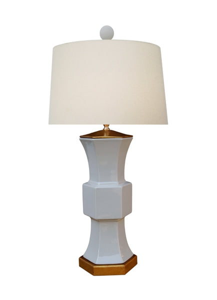 Sydney Gray Porcelain Lamp