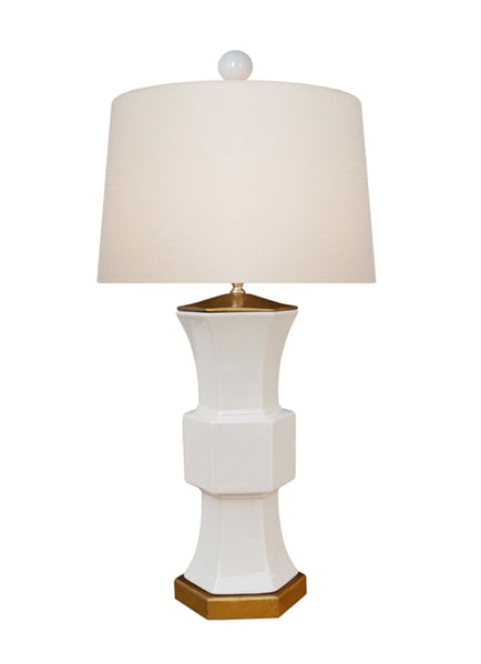 Sydney Cream White Porcelain Lamp